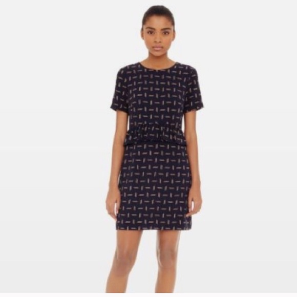 Club Monaco Bridette Matchstick Peplum Dress 2 - Picture 11 of 11